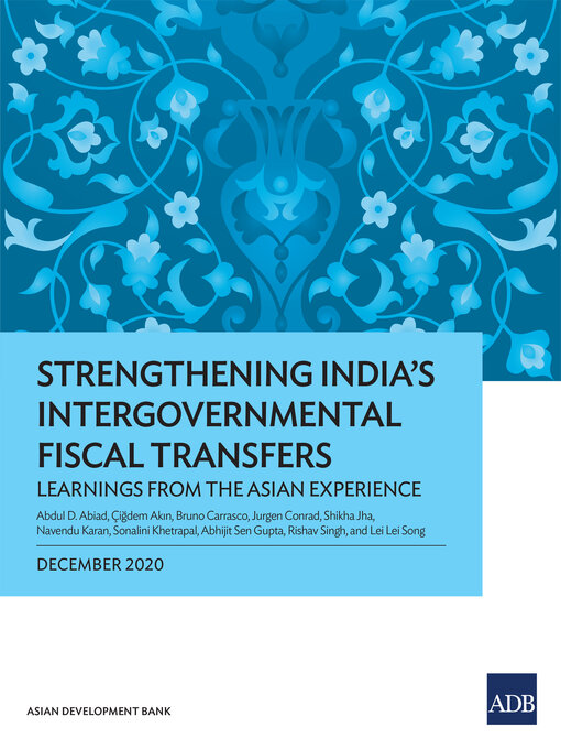 Title details for Strengthening India's Intergovernmental Fiscal Transfers by Abdul D. Abiad - Available